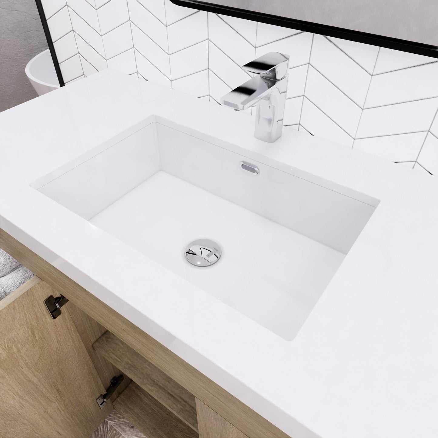 Mobile lavabo indipendente Eliza da 72'' con doppio lavabo