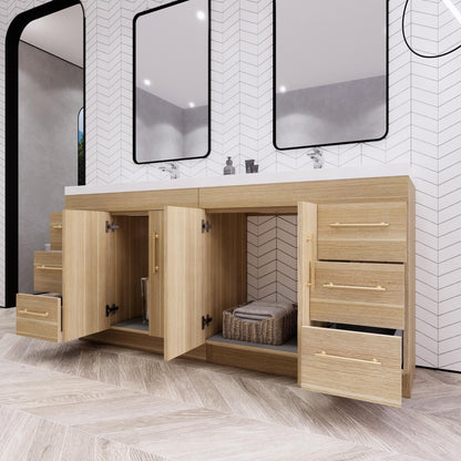 Mobile lavabo indipendente Eliza da 72'' con doppio lavabo