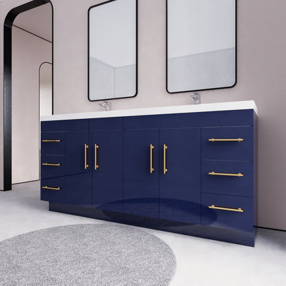 Mobile lavabo indipendente Eliza da 72'' con doppio lavabo