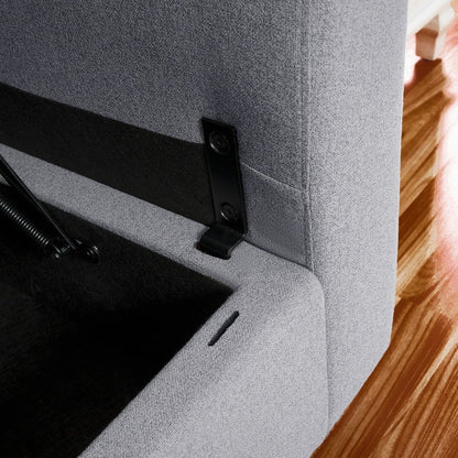 Divano modulare a 3 pezzi con seduta morbida e confortevole, divano in lino con robusta struttura in legno, ideale per piccoli spazi