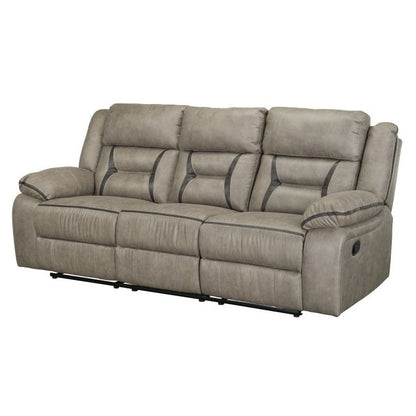 Divano reclinabile manuale Roundhill Furniture Elkton con consolle portaoggetti