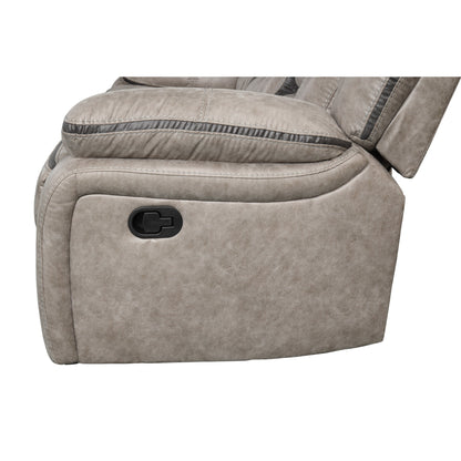 Divano reclinabile manuale Roundhill Furniture Elkton con consolle portaoggetti