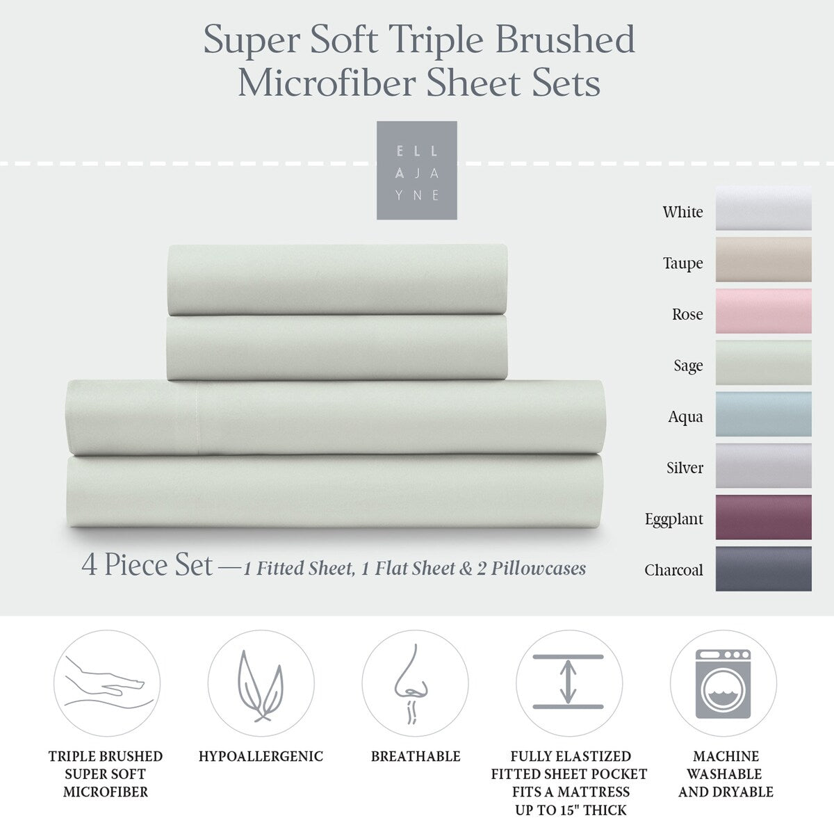 Lenzuola Ella Jayne Cozy Touch