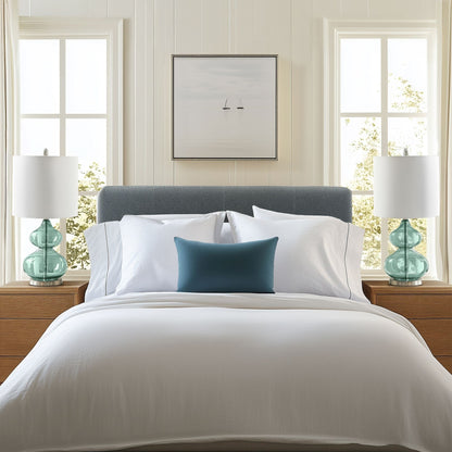 Lampada da tavolo in vetro curvato Ellipse Gourd, set da 2