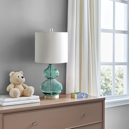 Lampada da tavolo in vetro curvato Ellipse Gourd, set da 2