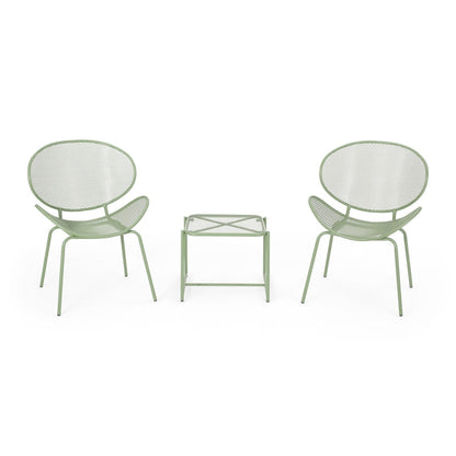 Set da salotto moderno da esterno a 2 posti Elloree di Christopher Knight Home