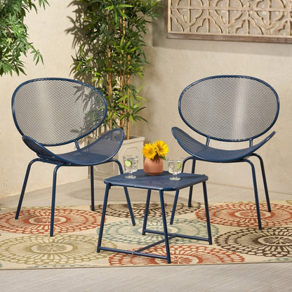 Set da salotto moderno da esterno a 2 posti Elloree di Christopher Knight Home