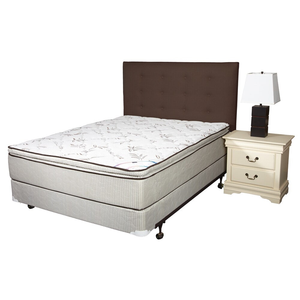 Set di materasso e base Emerald Luxury Firm da 9 pollici di dimensioni standard