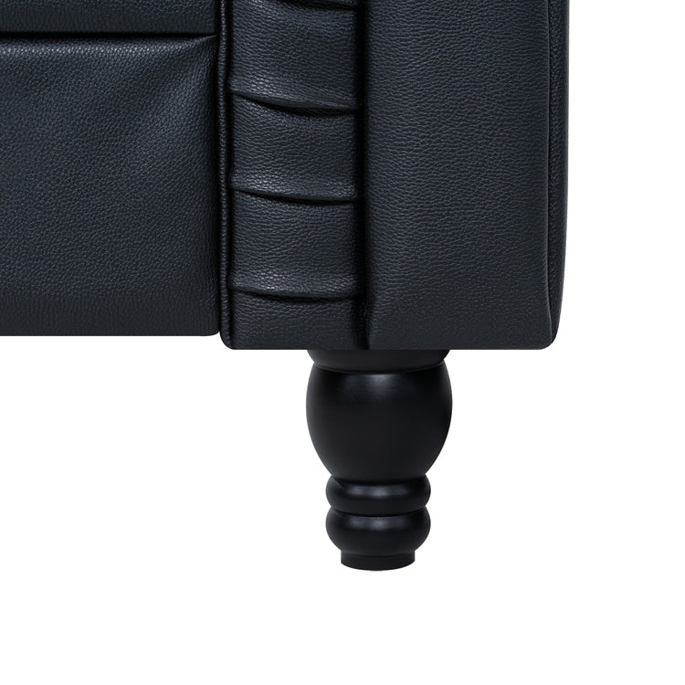 Divano Chesterfield Elegance, comfort lussuoso per soggiorni accoglienti, divano moderno di metà secolo, Elegance, divano a 3 posti