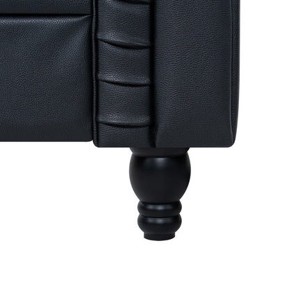 Divano Chesterfield Elegance, comfort lussuoso per soggiorni accoglienti, divano moderno di metà secolo, Elegance, divano a 3 posti