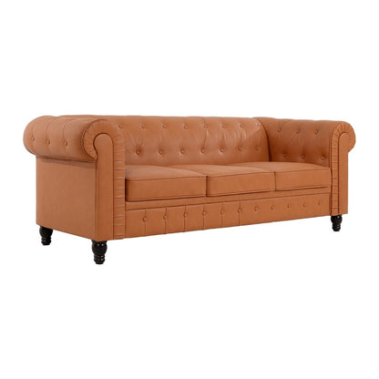 Divano Chesterfield Elegance, comfort lussuoso per soggiorni accoglienti, divano moderno di metà secolo, Elegance, divano a 3 posti