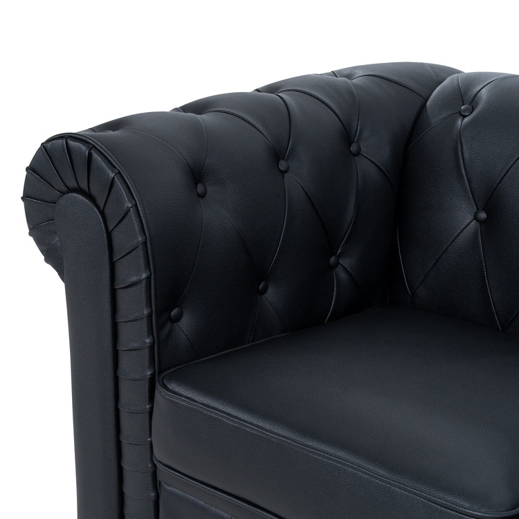 Divano Chesterfield Elegance, comfort lussuoso per soggiorni accoglienti, divano moderno di metà secolo, Elegance, divano a 3 posti