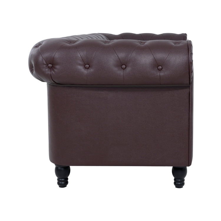 Divano Chesterfield Elegance, comfort lussuoso per soggiorni accoglienti, divano moderno di metà secolo, Elegance, divano a 3 posti