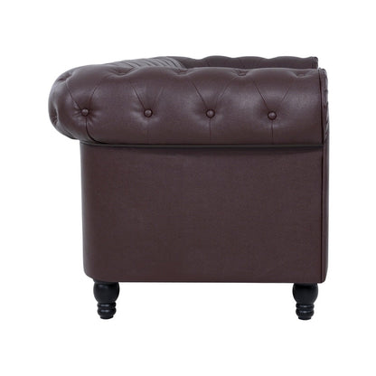 Divano Chesterfield Elegance, comfort lussuoso per soggiorni accoglienti, divano moderno di metà secolo, Elegance, divano a 3 posti