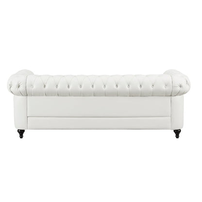 Divano Chesterfield Elegance, comfort lussuoso per soggiorni accoglienti, divano moderno di metà secolo, Elegance, divano a 3 posti