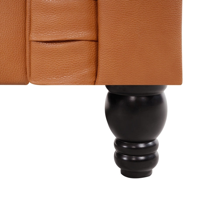 Divano Chesterfield Elegance, comfort lussuoso per soggiorni accoglienti, divano moderno di metà secolo, Elegance, divano a 3 posti