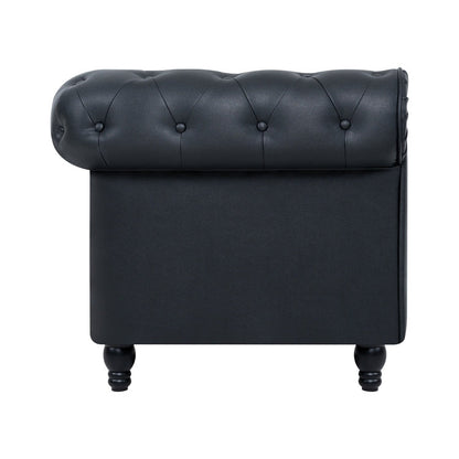 Divano Chesterfield Elegance, comfort lussuoso per soggiorni accoglienti, divano moderno di metà secolo, Elegance, divano a 3 posti
