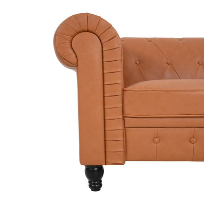 Divano Chesterfield Elegance, comfort lussuoso per soggiorni accoglienti, divano moderno di metà secolo, Elegance, divano a 3 posti