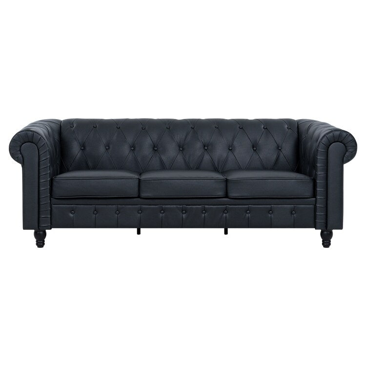 Divano Chesterfield Elegance, comfort lussuoso per soggiorni accoglienti, divano moderno di metà secolo, Elegance, divano a 3 posti