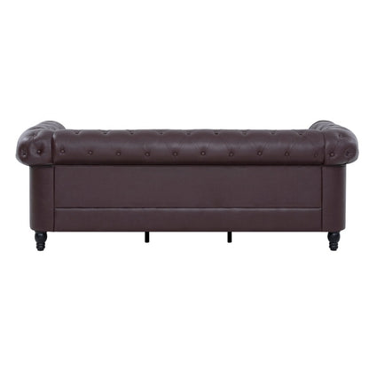 Divano Chesterfield Elegance, comfort lussuoso per soggiorni accoglienti, divano moderno di metà secolo, Elegance, divano a 3 posti