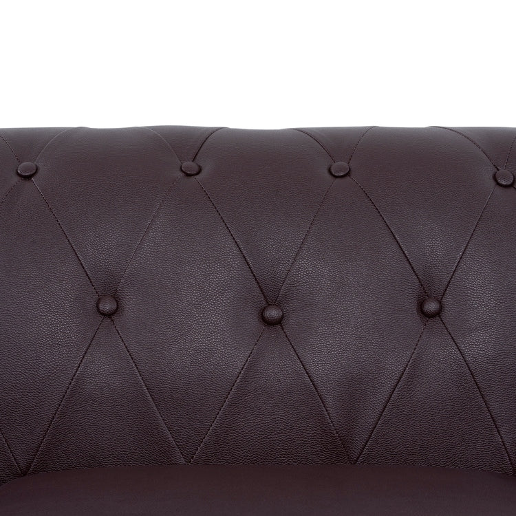 Divano Chesterfield Elegance, comfort lussuoso per soggiorni accoglienti, divano moderno di metà secolo, Elegance, divano a 3 posti