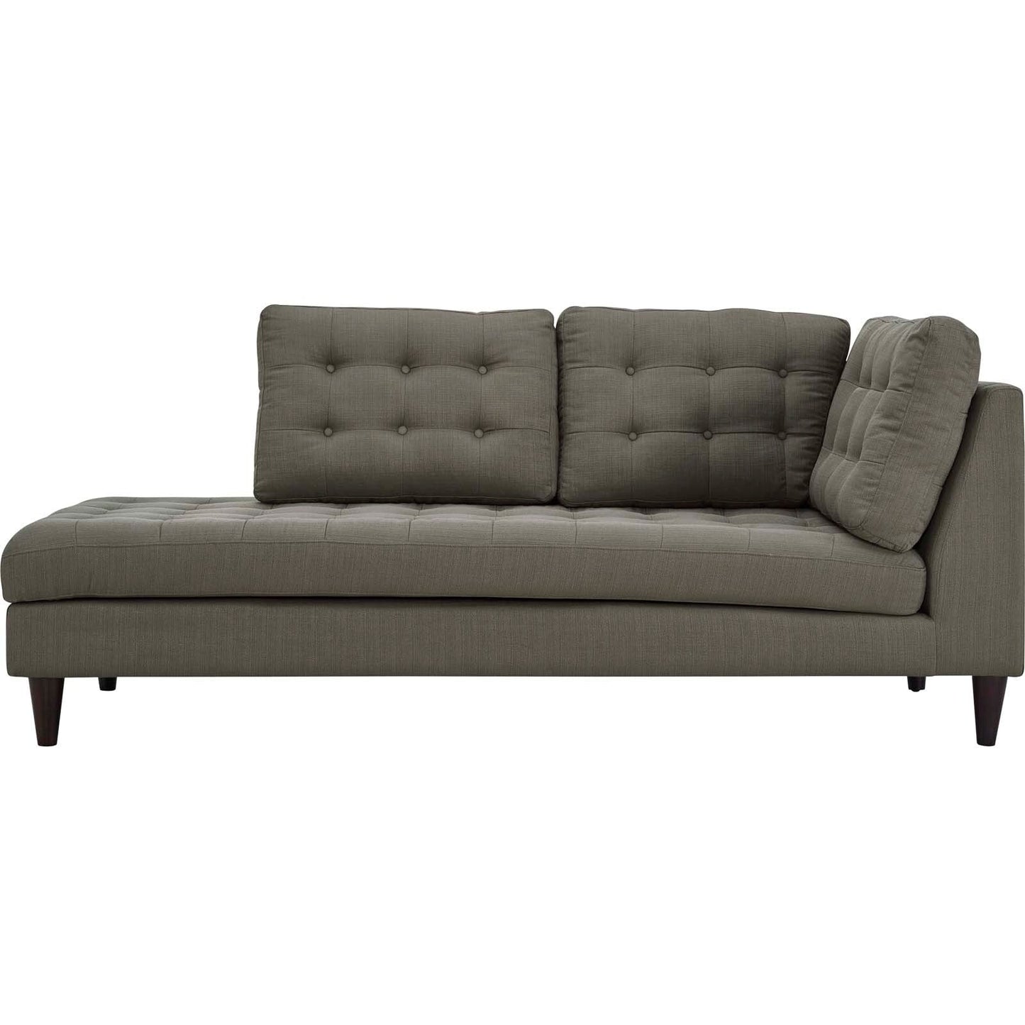 Chaise longue imbottita in tessuto Carson Carrington Humlebaek Empress