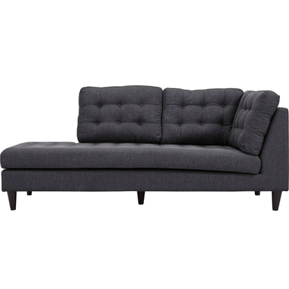 Chaise longue imbottita in tessuto Carson Carrington Humlebaek Empress