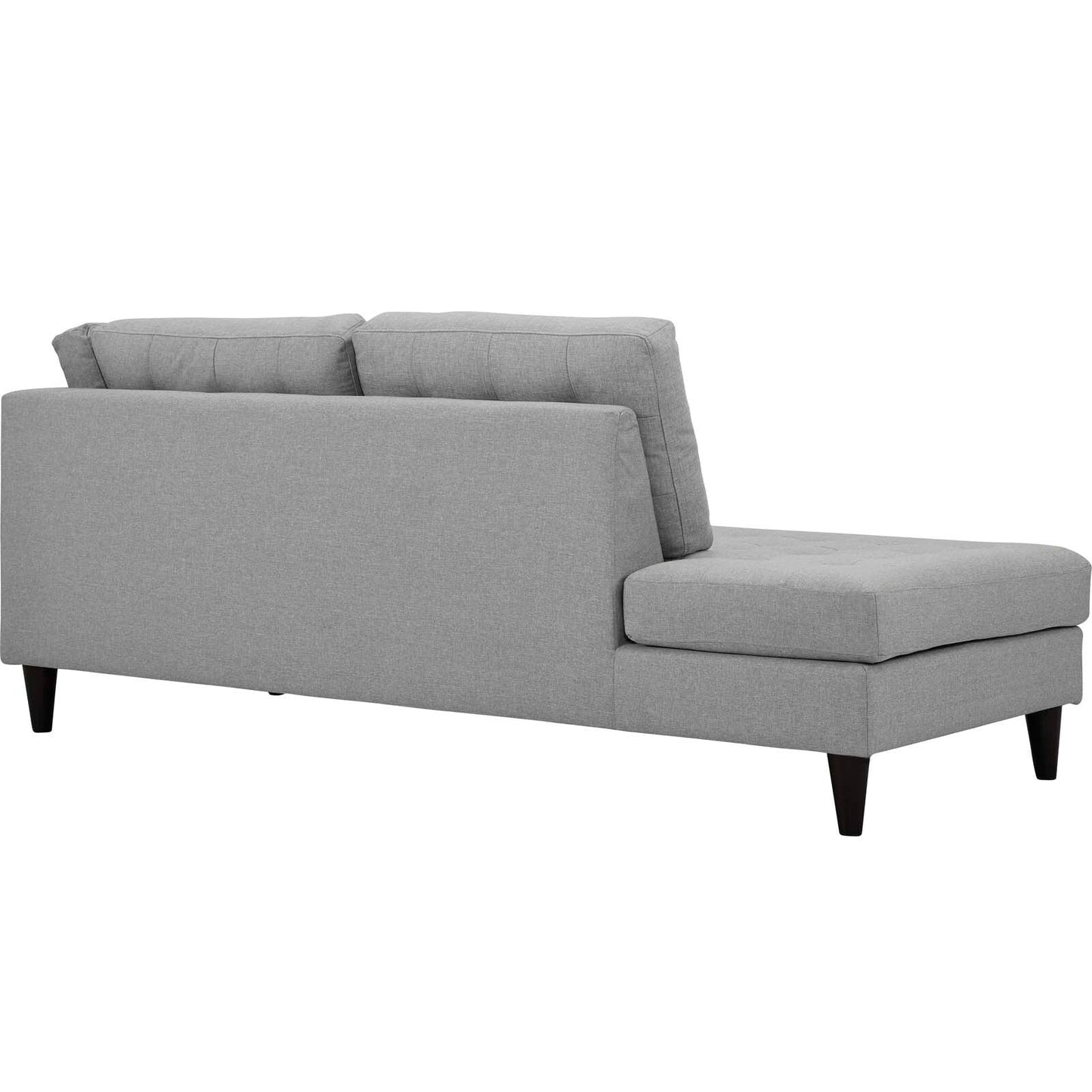Chaise longue imbottita in tessuto Carson Carrington Humlebaek Empress