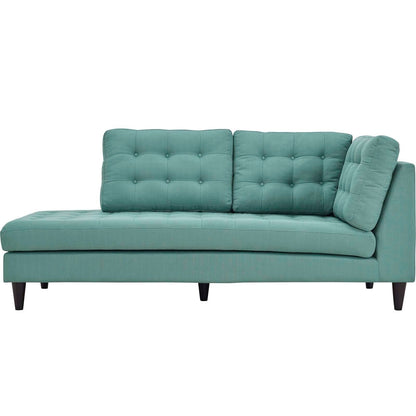 Chaise longue imbottita in tessuto Carson Carrington Humlebaek Empress