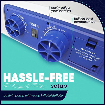 Materasso ad aria EnerPlex Premium a doppia pompa - Misura Queen