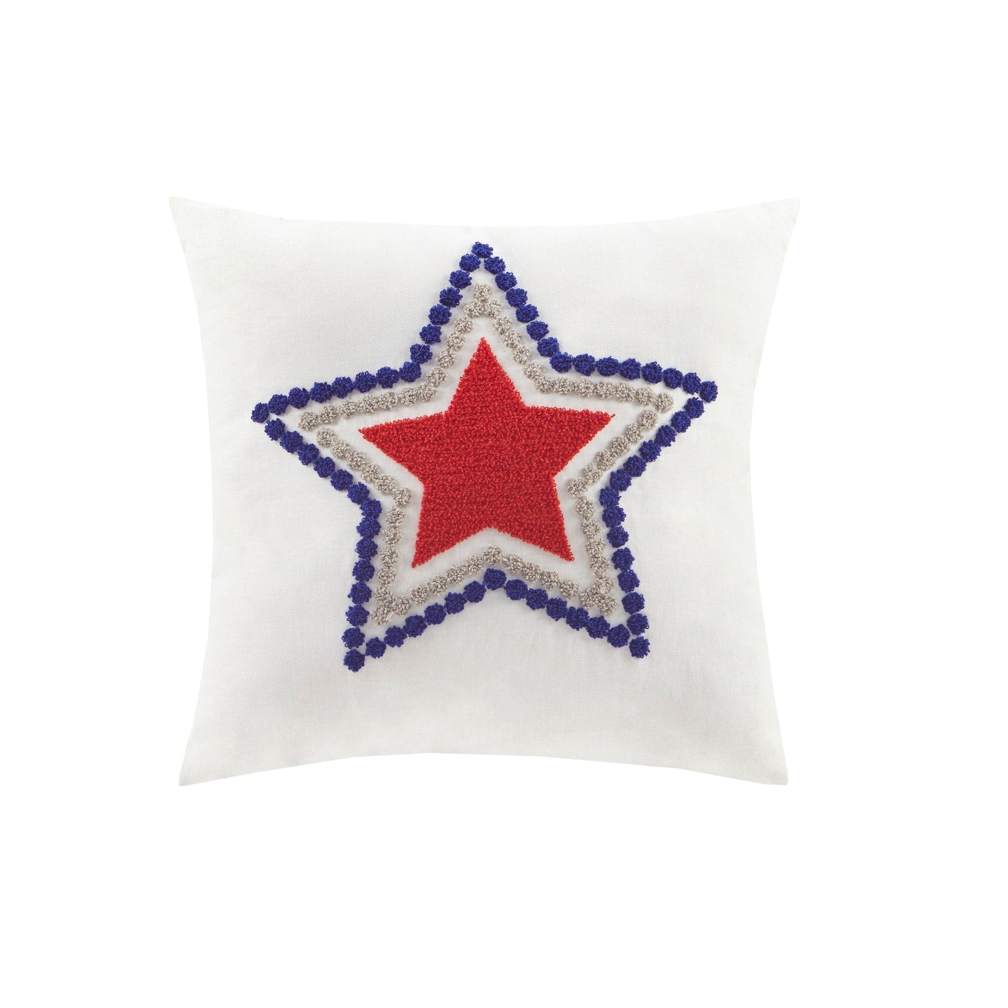 Set trapunta in cotone jacquard con pompon Ensley di Intelligent Design Kids e cuscini