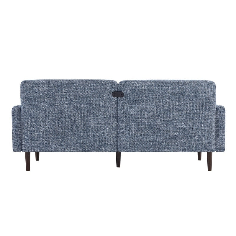 Divano Erin Mid-Century Modern in tessuto