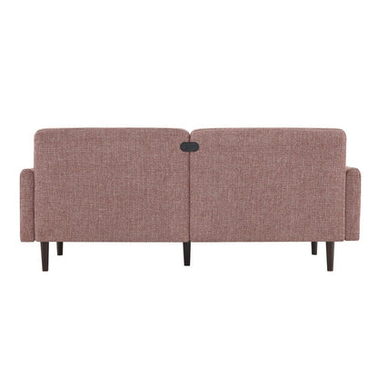 Divano Erin Mid-Century Modern in tessuto