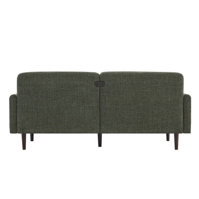 Divano Erin Mid-Century Modern in tessuto