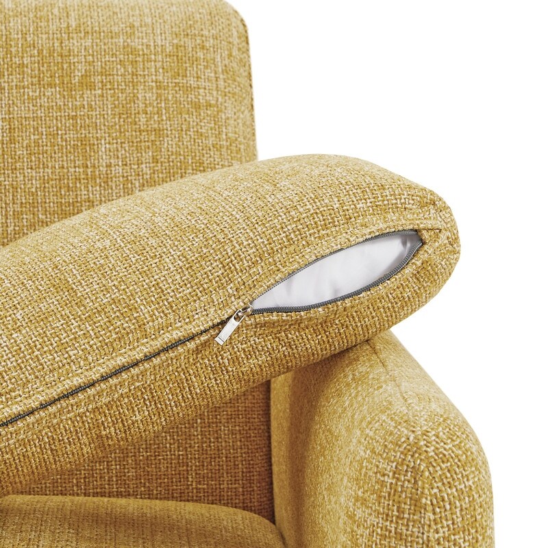 Divano Erin Mid-Century Modern in tessuto