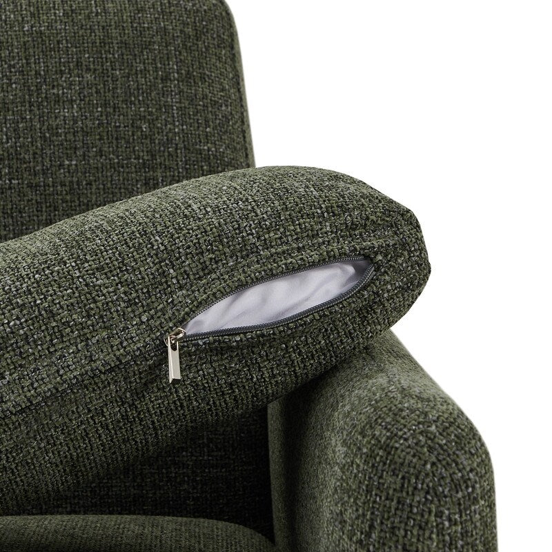 Divano Erin Mid-Century Modern in tessuto