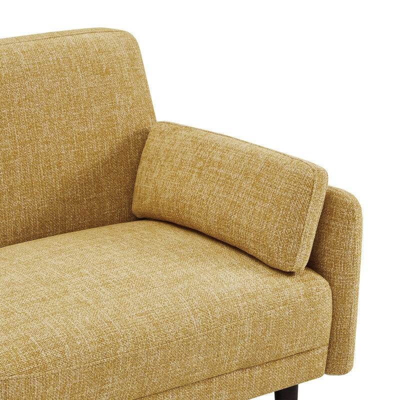 Divano Erin Mid-Century Modern in tessuto