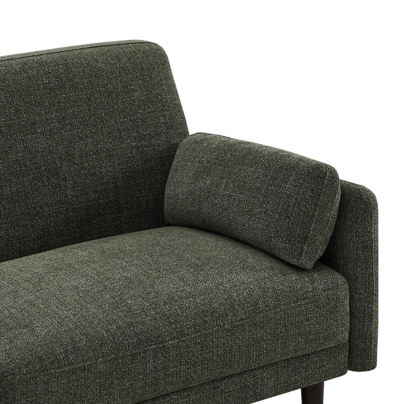 Divano Erin Mid-Century Modern in tessuto