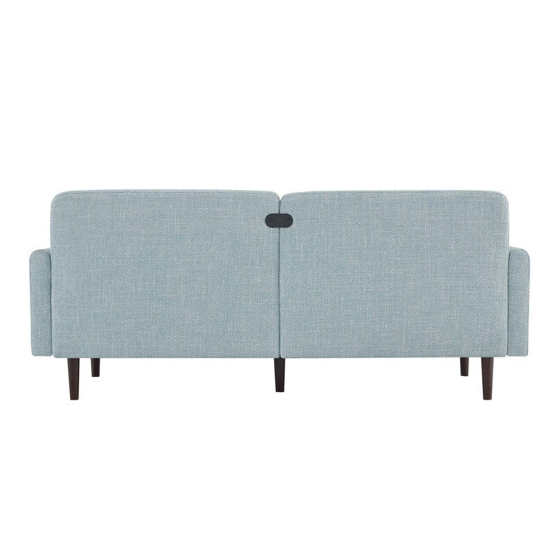 Divano Erin Mid-Century Modern in tessuto