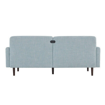 Divano Erin Mid-Century Modern in tessuto