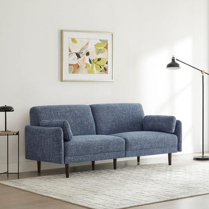 Divano Erin Mid-Century Modern in tessuto