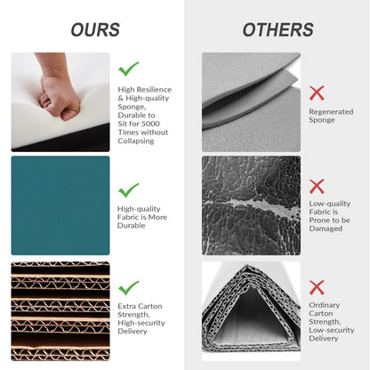 Poltrona reclinabile girevole a dondolo manuale in similpelle moderna Esteban con schienale alto, set da 2