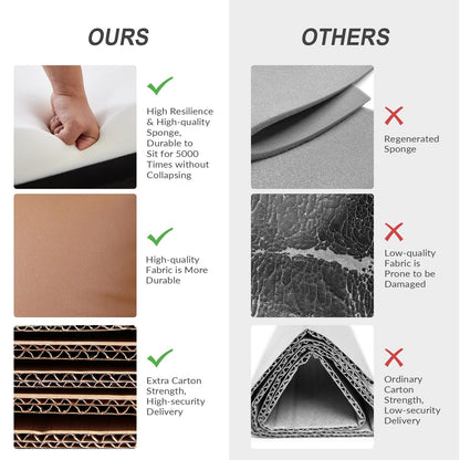 Poltrona reclinabile girevole a dondolo manuale in similpelle moderna Esteban con schienale alto, set da 2