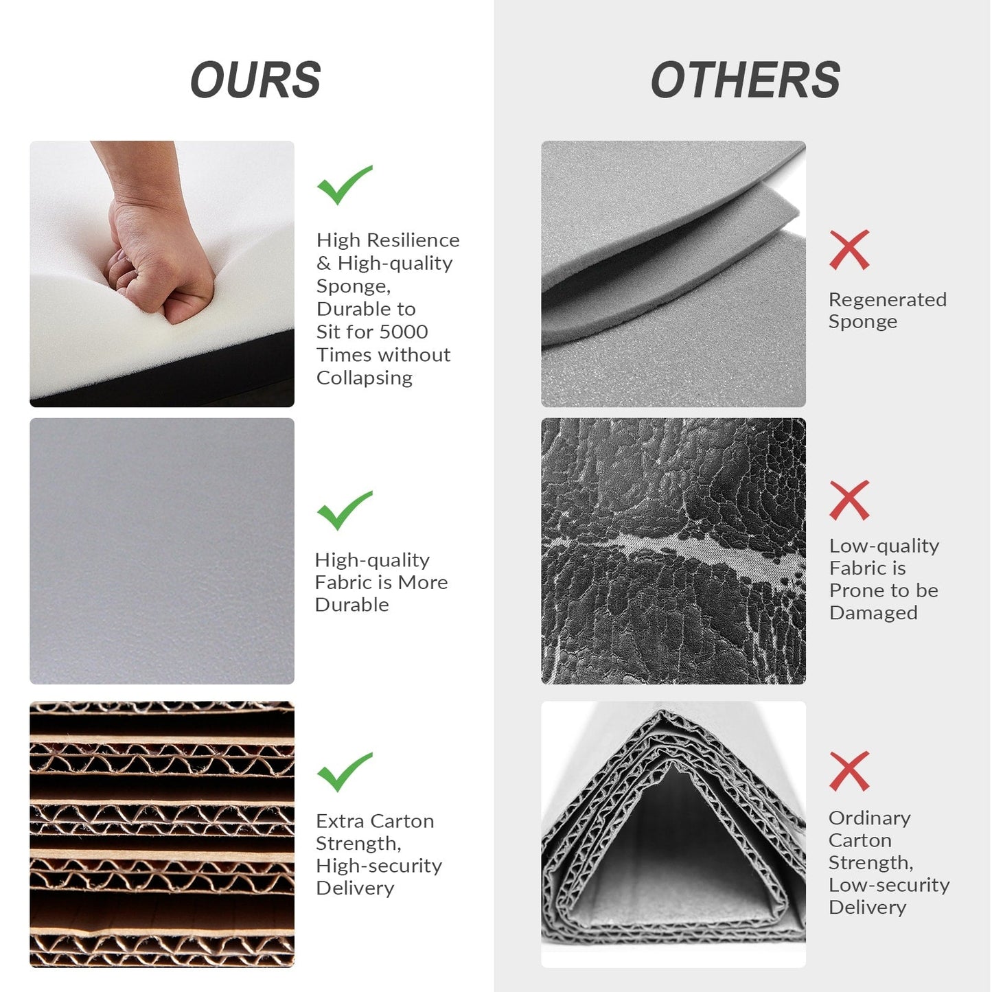 Poltrona reclinabile girevole a dondolo manuale in similpelle moderna Esteban con schienale alto, set da 2