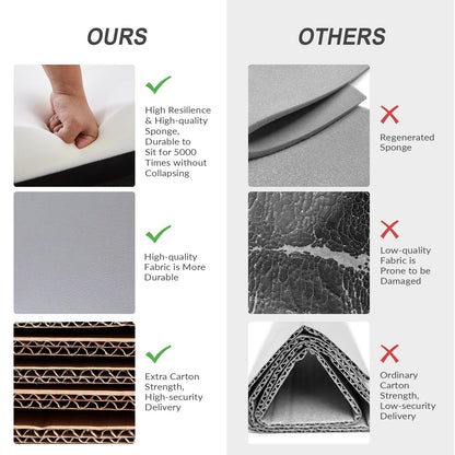 Poltrona reclinabile girevole a dondolo manuale in similpelle moderna Esteban con schienale alto, set da 2