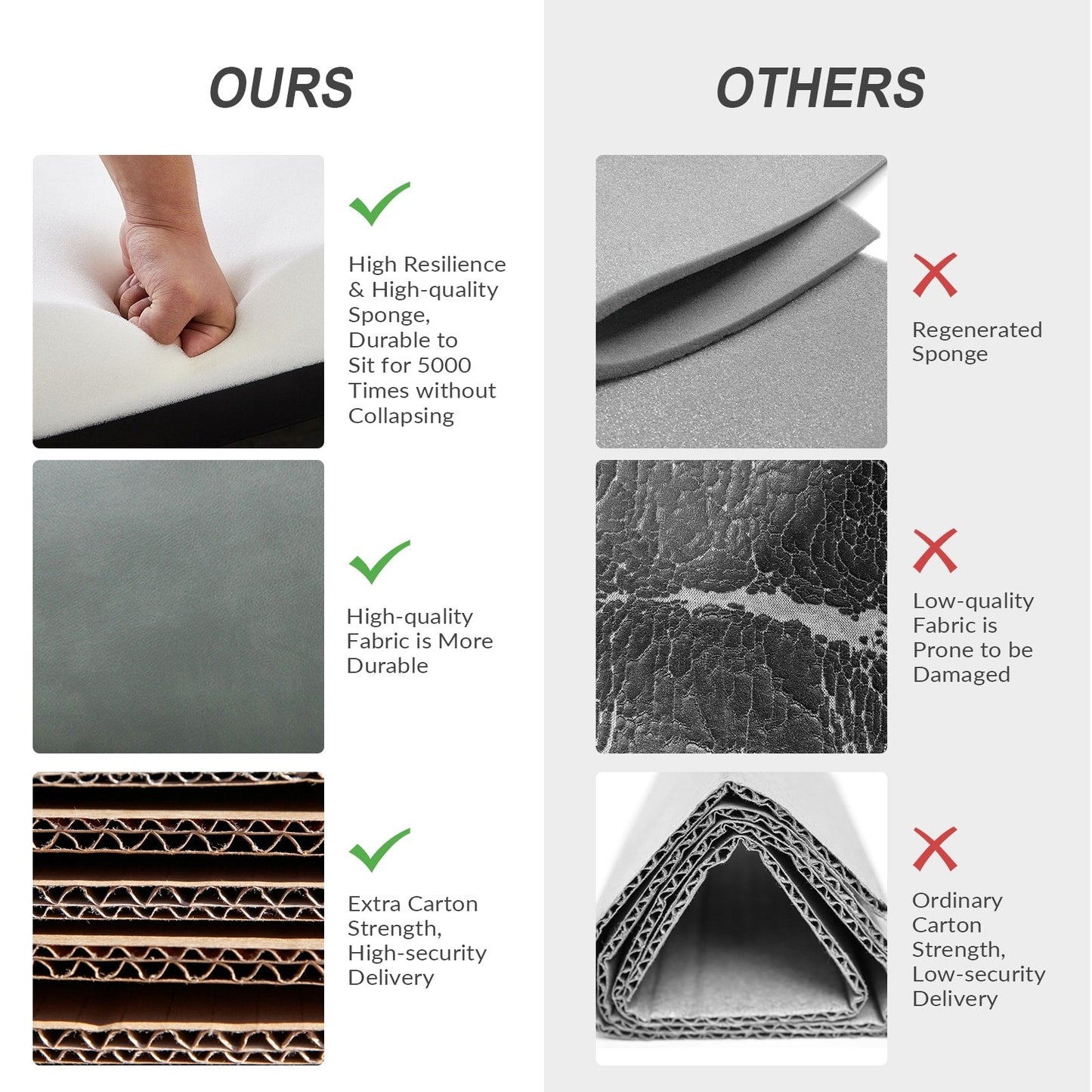 Poltrona reclinabile girevole a dondolo manuale in similpelle moderna Esteban con schienale alto, set da 2