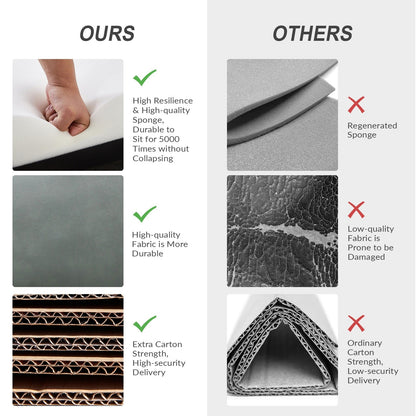 Poltrona reclinabile girevole a dondolo manuale in similpelle moderna Esteban con schienale alto, set da 2