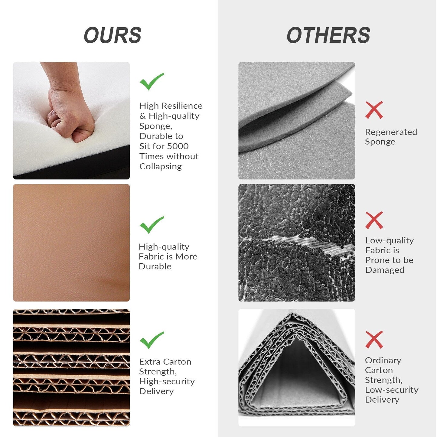 Poltrona reclinabile girevole a dondolo manuale in similpelle moderna Esteban con schienale ad alette