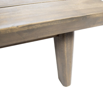 Christopher Knight Home Eulah Divano minimalista in legno e tessuto con lato sinistro