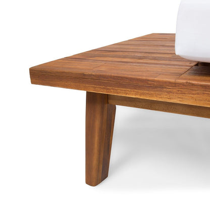 Christopher Knight Home Eulah Divano minimalista in legno e tessuto con lato sinistro